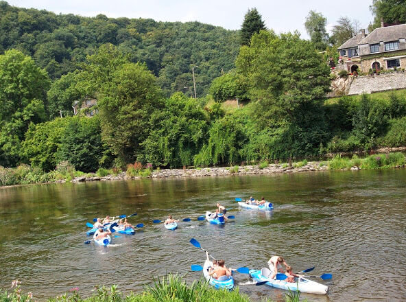 Descente de la Semois en kayak - Parcours Alle à Membre
