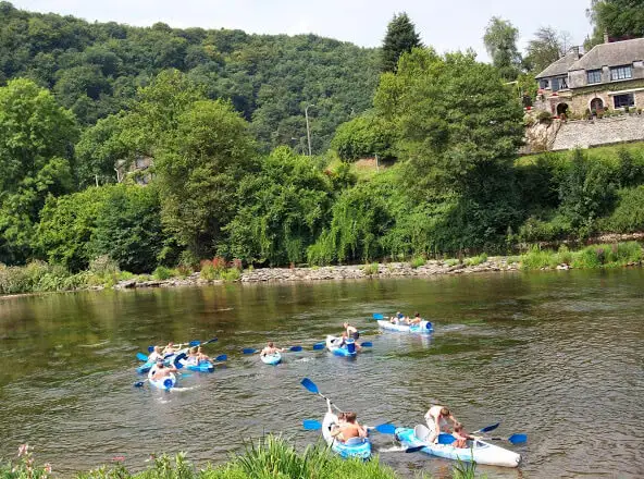 Descente de la Semois en kayak - Parcours Alle à Membre