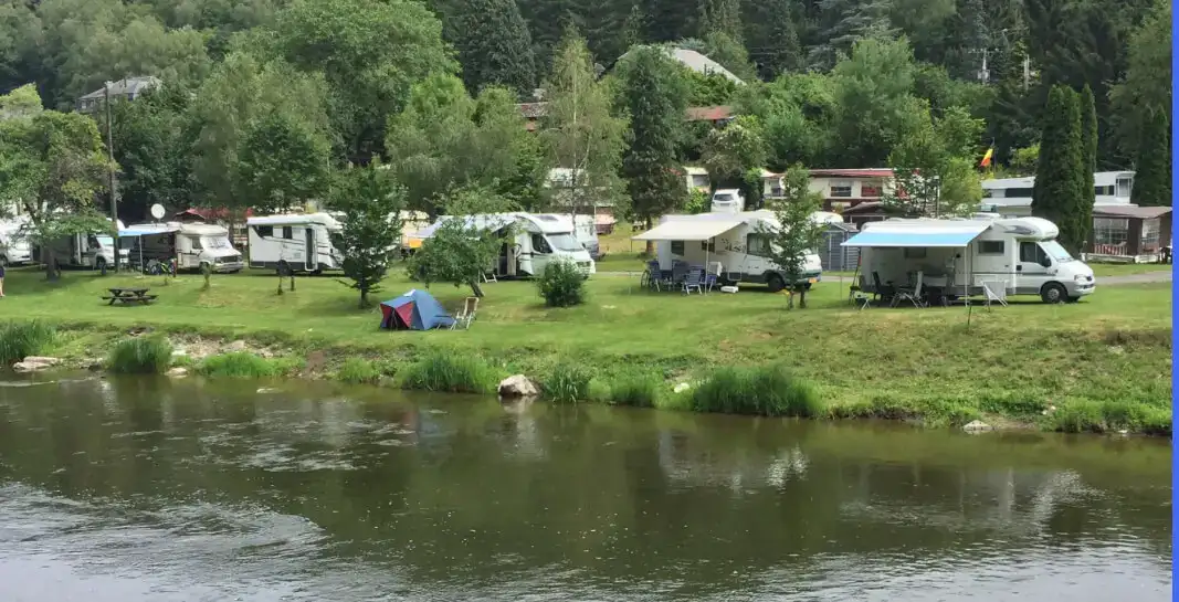 Riverside camping