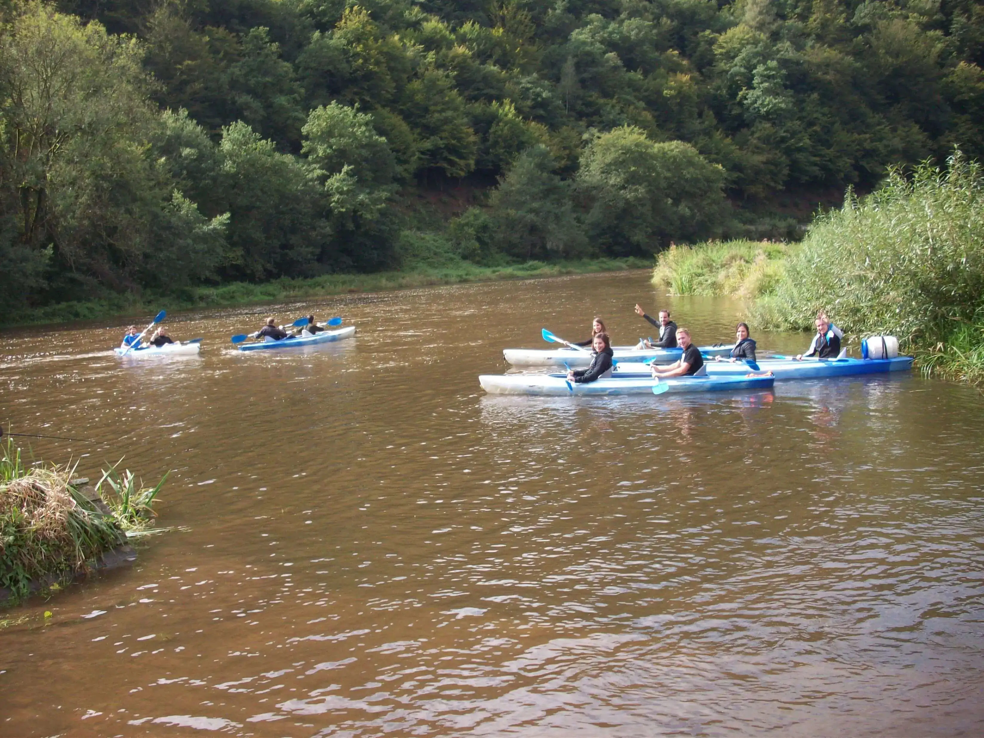 Kayak booking on the Semois