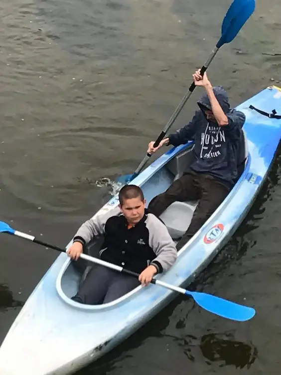 Protection solaire en kayak