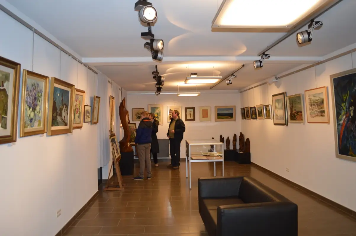 Intérieur du Centre d'Interprétation d'Art