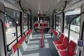 Intérieur du tramway historique