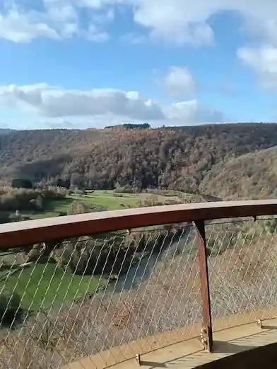 Méandre naturel de la Semois vue panoramique Vresse-sur-Semois
