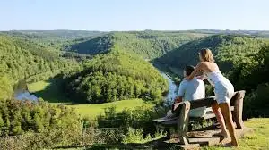 Randonnée près du point de vue de Frahan