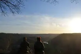 Vue panoramique sur le méandre de Frahan