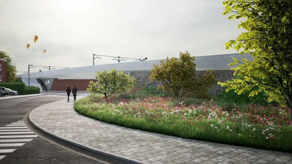 Wandelaars bij het Uitzichtpunt Jambon